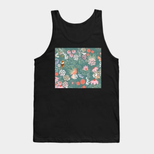 floral pattern Tank Top